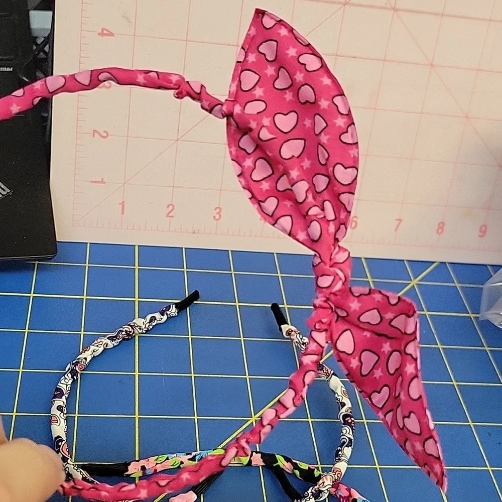 Floral and Hearts Paisley Headband Set of 5 New #3